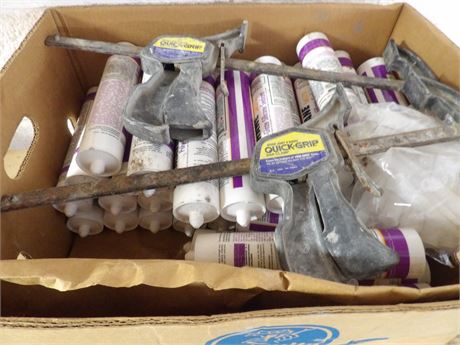 PERMATHANE SEALANT BOX FULL & CLAMPS