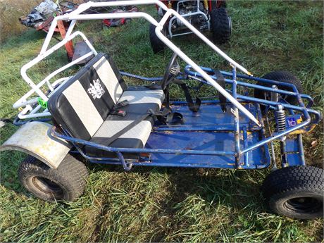 GO CART FRAME ( NO MOTOR - BLUE )