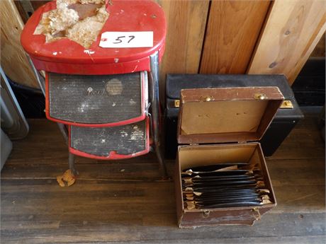 VINTAGE STOOL - RECORDS - ETC