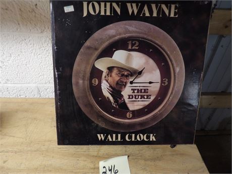 JOHN WAYNE WALL CLOCK