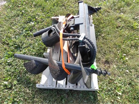 MINI SKID POST HOLE DRILL