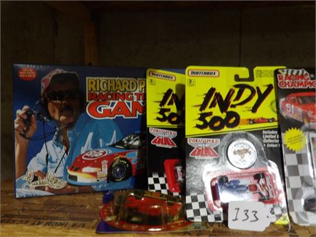RACING GAME - MATCHBOX CARS & CARDS ( INDY 500)