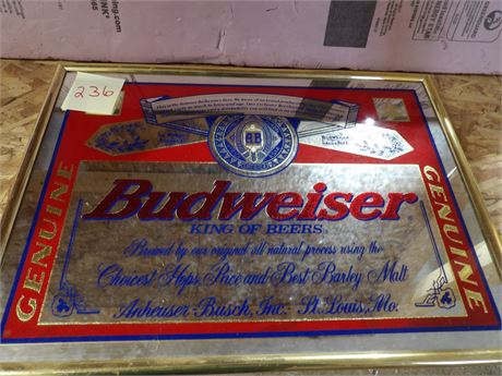 BUDWEISER MIRROR