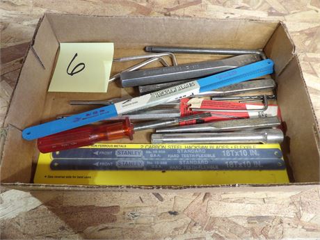 HACKSAW BLADES - CHISELS ETC