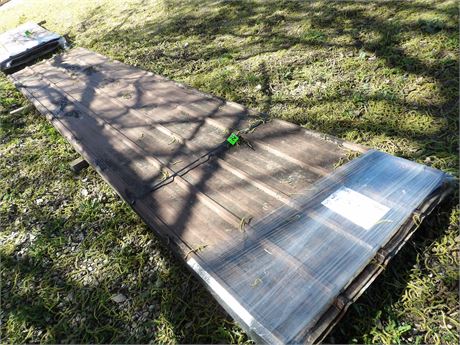 USED BROWN STEEL 8 PCS  15' - 8 PCS. 13' APPROX.