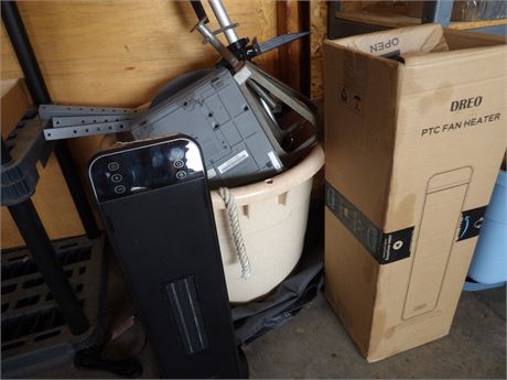 ELECTRIC HEATER - 5 GAL. PAIL - SHOP RAGS ETC