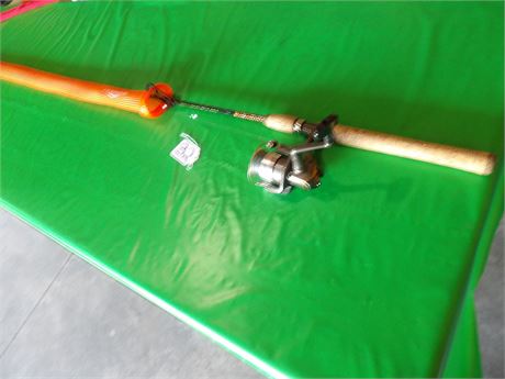UGLY STIK LITE GRAPHITE SHAKESPEARE ROD  7' APPROX-W/ SAMURAI-71 (2500) REEL