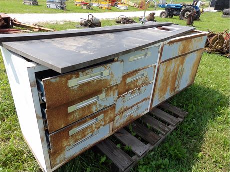 CABINET ( STEEL ) W / SINK