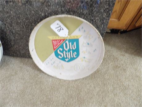 OLD STYLE METAL BEER TRAY