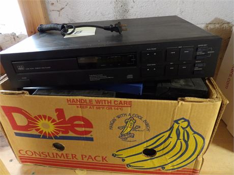 PLAYER W / MISC TAPES