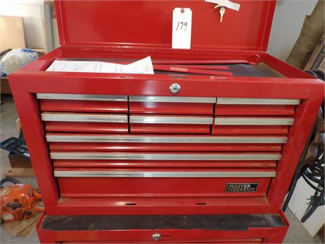 MASTER MECHANIC TOOLBOX W  /MISC TOOLS