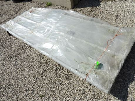 NEW SDLGCSS-galvanized corrugated metal roof panels ( 7'10" L approx )