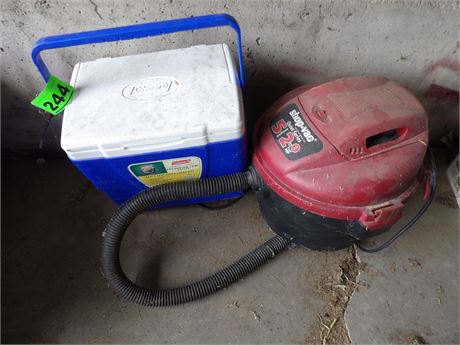 COLEMAN COOLER - SHOP - VAC 5 GALLON VACUUM