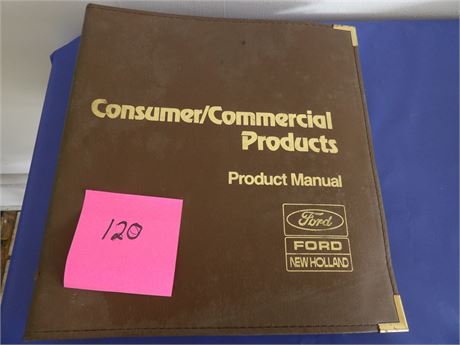 New Holland Consumer/Commercial Products Product Manual