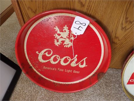 COORS METAL TRAY