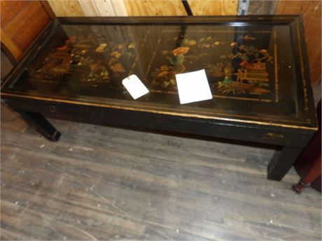 VINTAGE CHINOISERIE TABLE