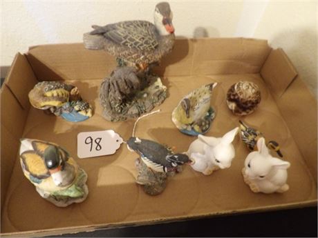 CERAMIC DUCKS - BUNNIES ETC