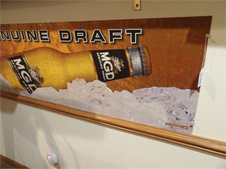 MGD POSTER - MILLER HIGH LIFE CANS & BOTTLES