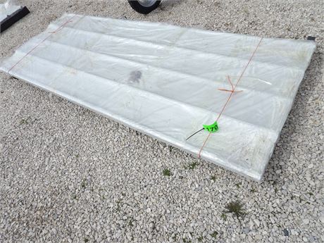 NEW SDLGCSS-galvanized corrugated metal roof panels ( 7'10" L approx )