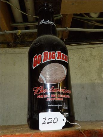 BUDWEISER GLASS BOTTLE