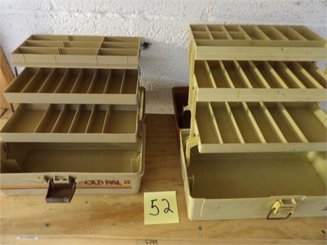 TACKLE BOXES ( 2 TOTAL )