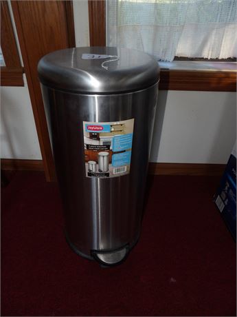 STAINLESS STEEL TRASH CAN