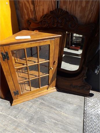 DRESSER MIRROR - CORNER CABINET