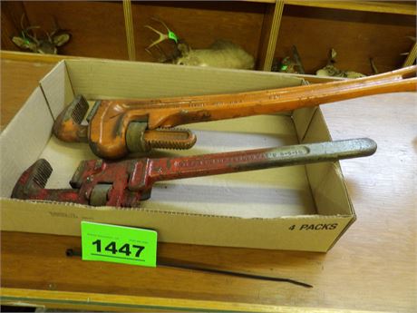 HEAVY DUTY PIPE WRENCHES ( 2)