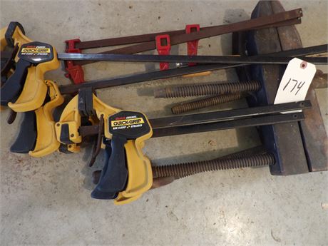 QUICK GRIP CLAMPS - WOOD CLAMPS - ETC