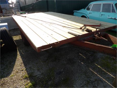 SINGLE AXLE TILT BED TRAILER 90x14