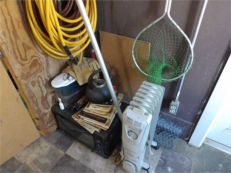 CORNER CLEAN UP - EXT. CORDS - FISH NETS ETC