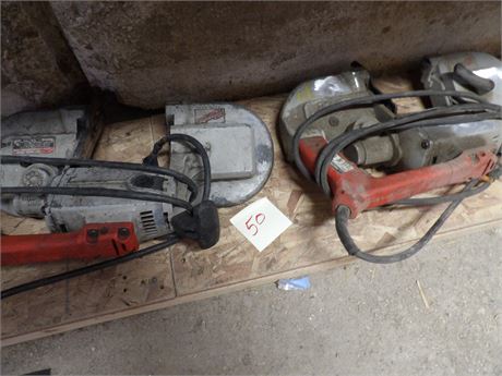 MILWAUKEE HAND BAND SAWS ( 2 )