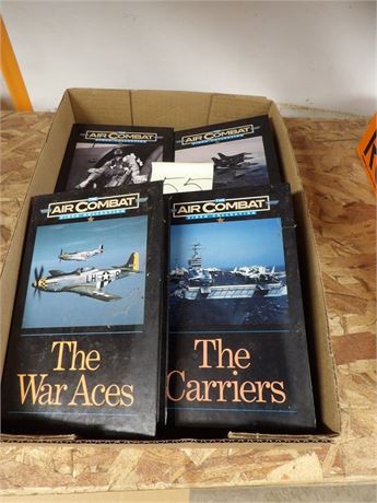 AIR COMBAT VHS TAPES