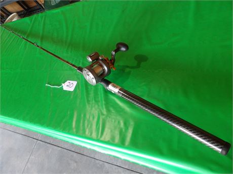 OKUMA DEAD EYE PRO UFR ROD 8' APPROX-W/OKUMA CW 1530 REEL