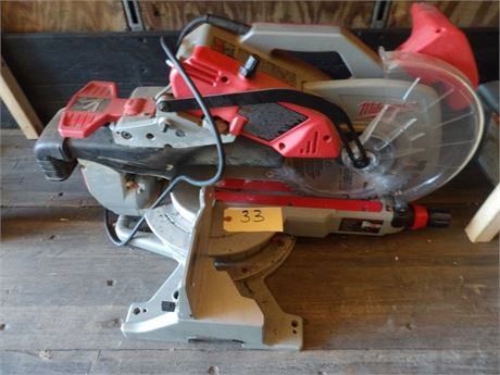 MILWAUKEE 12 SLIDING COMPOUND MITER SAW