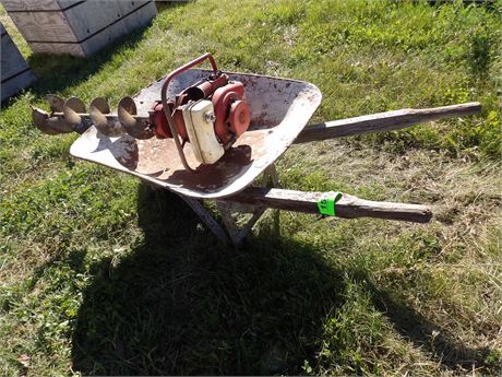 WHEELBARROW - EASY BOY HOLE DIGGER