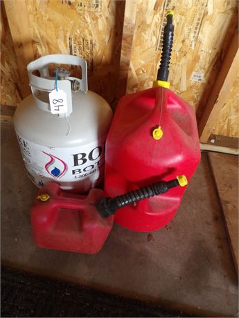 LP TANK - PLASTIC GAS CANS