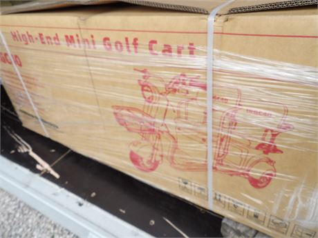 HIGH END MINI GOLF CART ( BLUE )