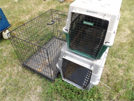 WIRE KENNEL - 2 CARRIERS