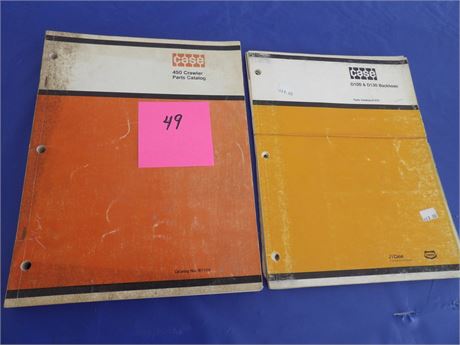 Case 450 Crawler &  D100 & D130 Backhoes Parts Manuals