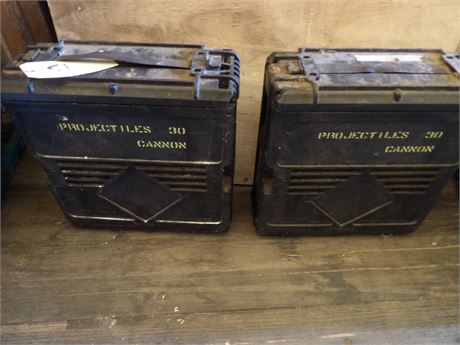 MILITARY BOXES ( 2 TOTAL )