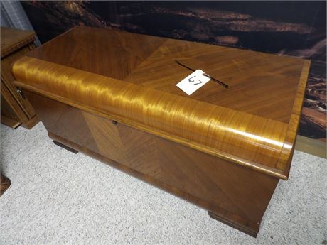 CEDAR CHEST W / MISC