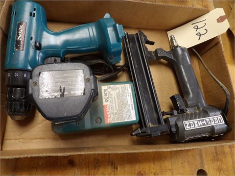 MAKITA DRILL - CRAFTSMAN AIR NAILER