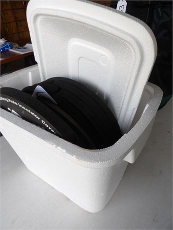 FISHING HOLE INSULATOR COVERS - FOAM COOLER