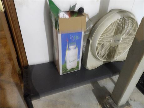 HAND SPRAYER - CYCLONE FAN-PLASTIC SHELVING ETC