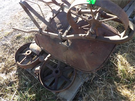 VINTAGE WHEELBARROWS & WHEELS