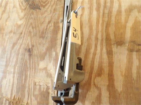 PIPE WRENCHES ( 2 TOTAL ) 14"