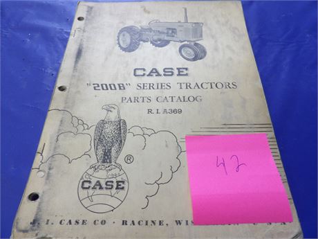 CASE 200B Series Tractors parts manual