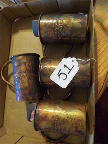 MOSCOW MULE COPPER CUPS
