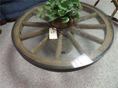 DECORATIVE WHEEL TABLE